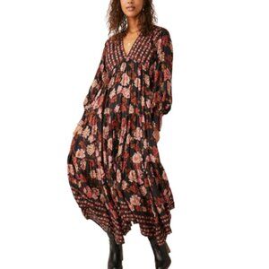 NEW Free People Rows of Roses Maxi Size M #1635